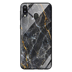 Ốp kính cường lực cho Samsung Galaxy M20 Đá Đen - Hàng chính hãng