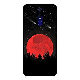 Ốp lưng dành cho Oppo F11 Mặt Trăng Đỏ - Hàng chính hãng
