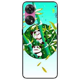 Ốp lưng dành cho Oppo Reno 8T 4G - Reno 8T 5G - Reno 10 5G - Reno 10 Pro 5G - Hai Bé Gấu - Hàng Chính Hãng
