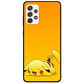 Ốp lưng dành cho Samsung Galaxy A72 5G mẫu PiKa nền vàng
