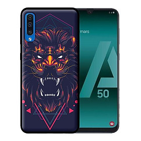 Ốp lưng in cho Samsung Galaxy A7 2018 mẫu Sư Tử - Hàng chính hãng