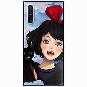 Ốp lưng in cho Samsung Note 10 Mẫu Cô Gái Nơ Đỏ