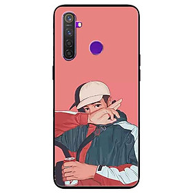 Ốp lưng in cho Realme 5 Mẫu Conan Ngắm Đèn