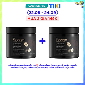 Tẩy Da Chết Cocoon Dak Lak Coffee Body Polish Từ Cà Phê Đak Lak 200ml