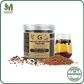 [Vị Thảo Mộc] - Trà Gạo Lứt Đậu Đen GUfoods hũ 200g/ 500g - Hỗ Trợ Giấc Ngủ, Cải Thiện Tinh Thần, Tốt Cho Sức Khoẻ