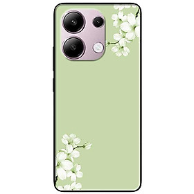 Ốp lưng Redmi 9T - 13C - 13 4G - Redmi Note 13 4G - Note 13 Pro 4G - Note 13 Pro 5G - Hoa Trắng Xanh - Hàng Chính Hãng