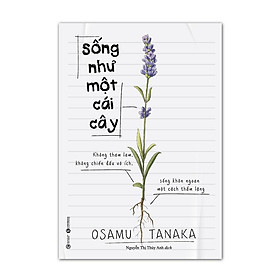 Sách - Sống như một cái cây: Không tham lam, không chiến đấu vô ích, sống khôn ngoan một cách thầm lặng - Thái Hà