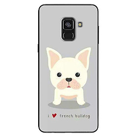 Ốp Lưng Dành Cho Samsung Galaxy A8 2018 - Mẫu Cún Trắng