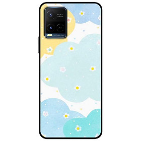 Ốp lưng dành cho Vivo Y21 - Vivo Y21s mẫu Mây Màu Hoa