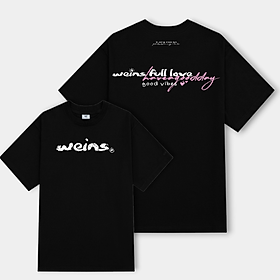 Áo thun Unisex WE.INS - FULL LOVE, Áo phông WEINS, Áo thun oversized WEINS, Áo Thun Tay Lỡ