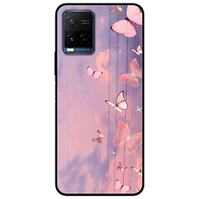 Ốp lưng dành cho Vivo Y21 - Vivo Y21s mẫu Dây Bướm Hồng