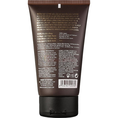 Tẩy tế bào chết mặt cà phê Đắk Lắk Cocoon làm sáng da (150ml) - Hàng chính hãng