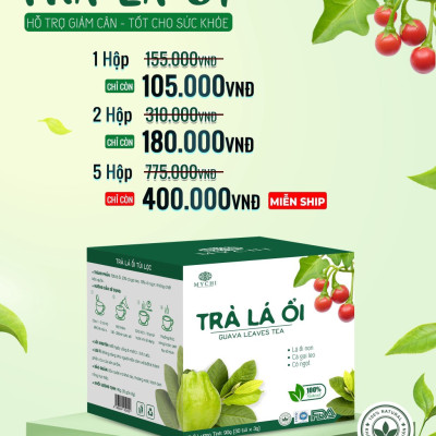 Trà Lá Ổi Mychi - Giảm CÂn, Tan Mỡ, Ngừa Mỡ Máu