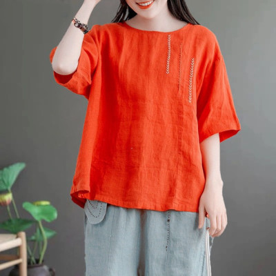 Áo kiểu nữ form rộng fullsize M đến 2XL, áo đũi nữ thêu hoa họa tiết dễ mix đồ Haint Boutique ALe17