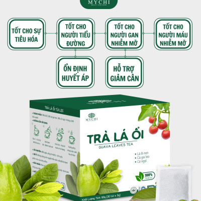 Trà Lá Ổi Mychi - Giảm CÂn, Tan Mỡ, Ngừa Mỡ Máu