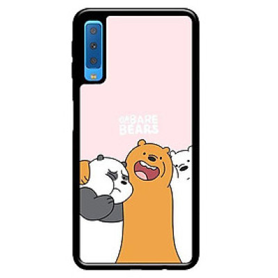 Ốp in cho Samsung Galaxy A70 3 Chú Gấu Ôm - Hàng chính hãng