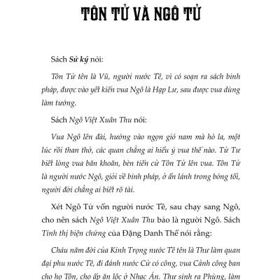 Sách - Tôn Ngô Binh Pháp - Tôn Tử - Ngô Tử - Tiên Phong Dịch