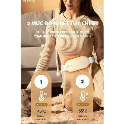 [MẪU MỚI 2025] Máy Massage Giảm Đau Bụng Kinh  LS01 - Hỗ Trợ Chống Lão Hoá Da Sau Sinh.