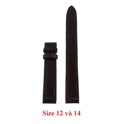  Dây đồng hồ da bò nhiều size màu nâu đất HJ8102-16-30