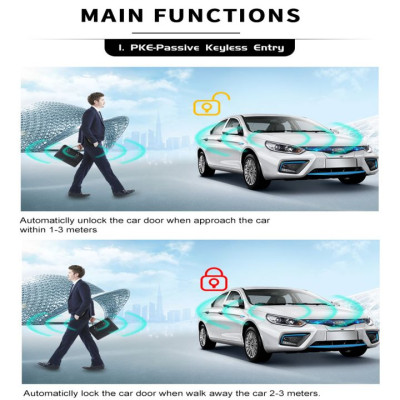 Bộ chìa khóa thông minh START-STOP điều khiển từ xa OVI dành cho ô tô Toyota, Honda, Hyundai, Nissan, Ford, Kia, Mazda, Mitsubishi, Chevrolet, VinFast