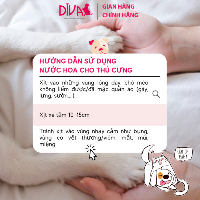 NƯỚC HOA CAO CẤP CHO THÚ CƯNG DIVA - BLOOMING PEONY 3 ML