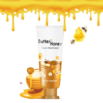 Kem tay Butter Honey Hands Cream nuôi dưỡng khắc phục làn da khô, thô ráp Hàn Quốc 60g