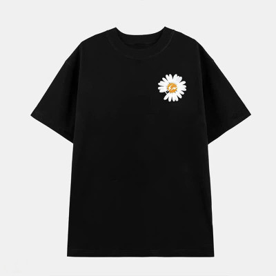 Áo Thun Nữ 100% Cotton In Hình Bông Hoa Form Oversize