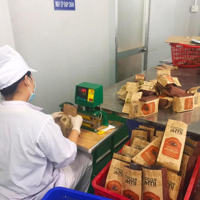 Thức uống socola - Bột ca cao nguyên chất 100% gu đậm vị Cacao Mi Premium đặc sản Việt Nam chuẩn xuất khẩu 127g