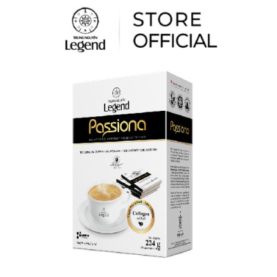 Cà Phê Trung Nguyên Legend Passiona – Hộp 14 Gói – Cà Phê Dành Cho Phái Đẹp, Ít Caffeine, Bổ Sung Collagen