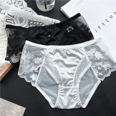Combo 5 Quần Lót Nữ Phi Lụa Phối Ren Xinh Xắn 0501 – Mềm Mịn, Thoáng Mát, Không Viền