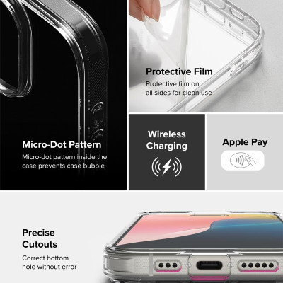 Ốp lưng cho iPhone 16 Pro Max/16 Pro/16 Plus/16 RINGKE Fusion - Hàng Chính Hãng