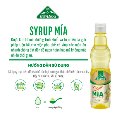 Thùng 12 Chai Syrup Mía Biên Hòa 700ml/Chai