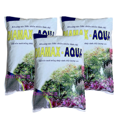San Hô Vụn túi 1KG + Phân nền thủy sinh DIAMAX AQUA 2KG giàu dinh dưỡng, trang trí bể cá, hồ cá