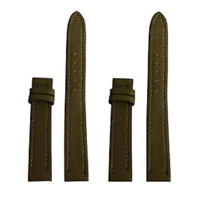 Dây đồng hồ da bò nhiều size màu rêu HJ8109-23-37