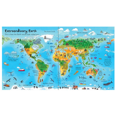 Sách tương tác tiếng Anh - Usborne Look Inside Our World