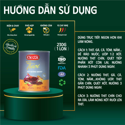 [SET THẢNH THƠI] 3 Lon Xốt Lẩu Chua Cay 370G + Xốt Nướng Mắc Khén 230G + 2 Gói Bột Ướp Nướng 10G*2