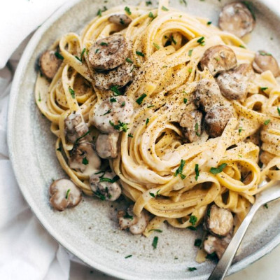 Sốt Mì Ý Carbonara Nấm Prego 295g - Thương Hiệu Mỹ, SX Malaysia | Prego Carbonara Mushroom Pasta Sauce 295g