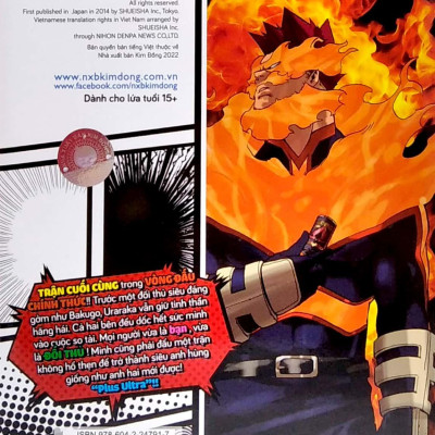 My Hero Academia - Học Viện Siêu Anh Hùng - Tập 5: Todoroki Shoto: Khởi Đầu (Tái Bản 2022)
