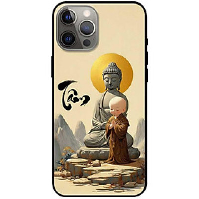 Ốp lưng dành cho Iphone 12 - 12 Pro - 12 Pro Max - 13 Mini - 13 - 13 Pro - 13 Pro Max - Chú Tiểu Tâm Nâu - Hàng Chính Hãng