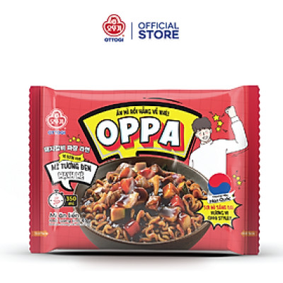 Oppa mì trộn tương đen sườn heo ăn liền Ottogi 65g