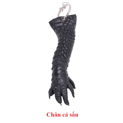 Móc khóa da cá sấu màu đen HJ8210-14-20-71-85 