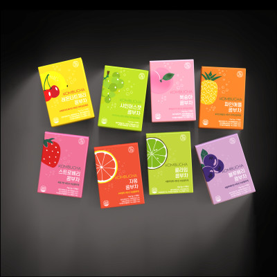 Trà Kombucha Detox Healslab Vị Bưởi Thơm Mát Giải Nhiệt Nhập Khẩu Hàn Quốc