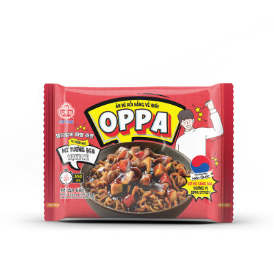 Oppa mì trộn tương đen sườn heo ăn liền Ottogi 65g