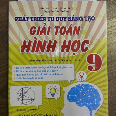 Sách - Phát triển tư duy sáng tạo giải toán Hình học 9