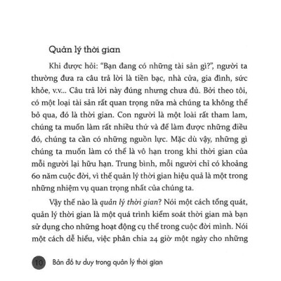 Bản Đồ Tư Duy Trong Quản Lý Thời Gian (Tái Bản)
