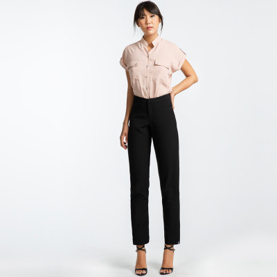 Quần Ôm Skinny Quần Tây Công Sở Nữ Thời trang thiết kế Hity PAN045 (Đen Huyền Bí)