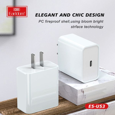 Bộ Sạc nhanh 18W Chân Type C ra Iphone, nhỏ gọn, chống cháy nổ - Hàng Chính Hãng 