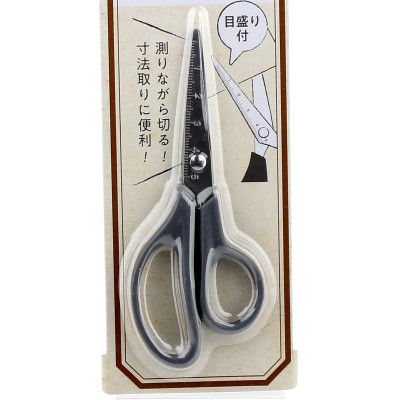 Kéo thủ công mini có thước đo Echo Metal 13cm - Hàng Nội Địa Nhật Bản