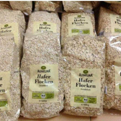 Yến mạch Hafer Flocken 500g - Deutschland (Dạng hạt cán vỡ)