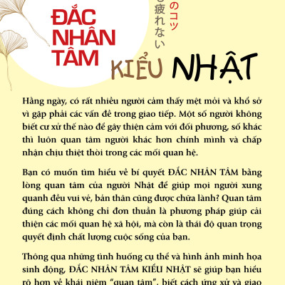 Đắc Nhân Tâm Kiểu Nhật - Tái Bản - Vanlangbooks